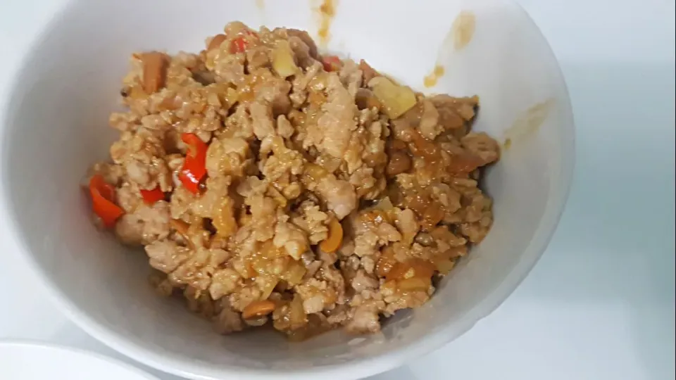 Garlic fermented bean minced pork❤|🌷lynnlicious🌷さん