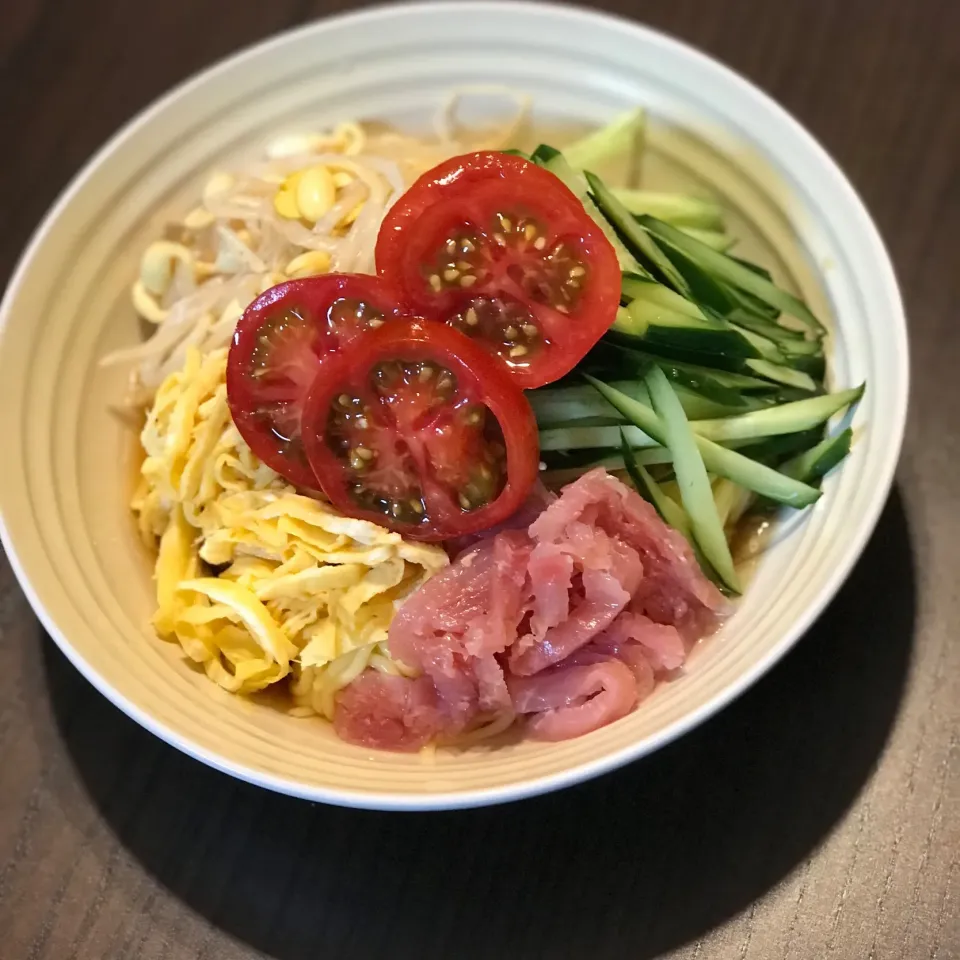 こんにゃく麺で冷やし中華♪|いくさん