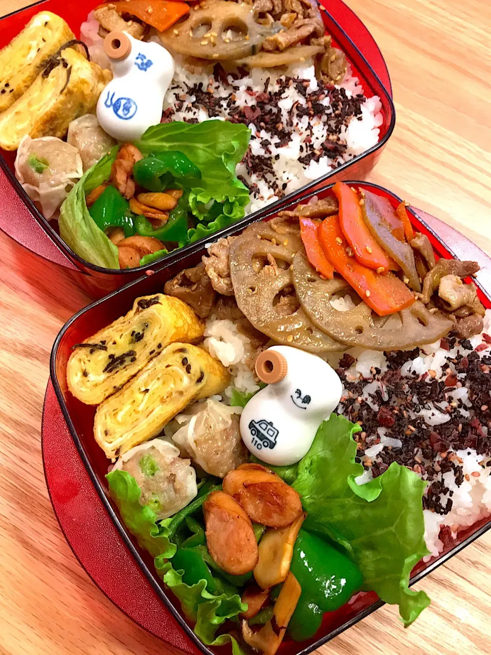 2018.5.29 中3＆高3男子崎陽軒焼売弁当〜🍱
 #お弁当  #中3男子弁当  #高3男子弁当  #崎陽軒|mari-pさん