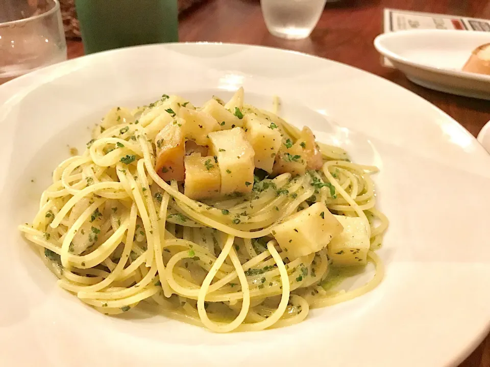 今日のお昼は、じゃがいも入りジェノベーゼ|sono.kさん