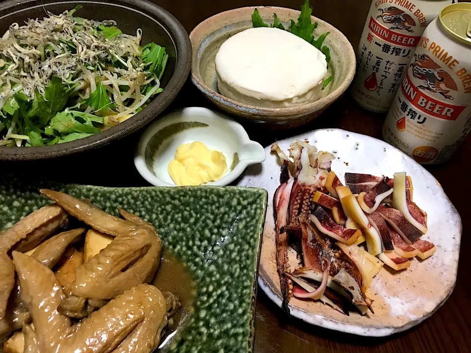 Snapdishの料理写真:2018.5.29 簡単晩酌🍻🍻🍻|ゆみずさん