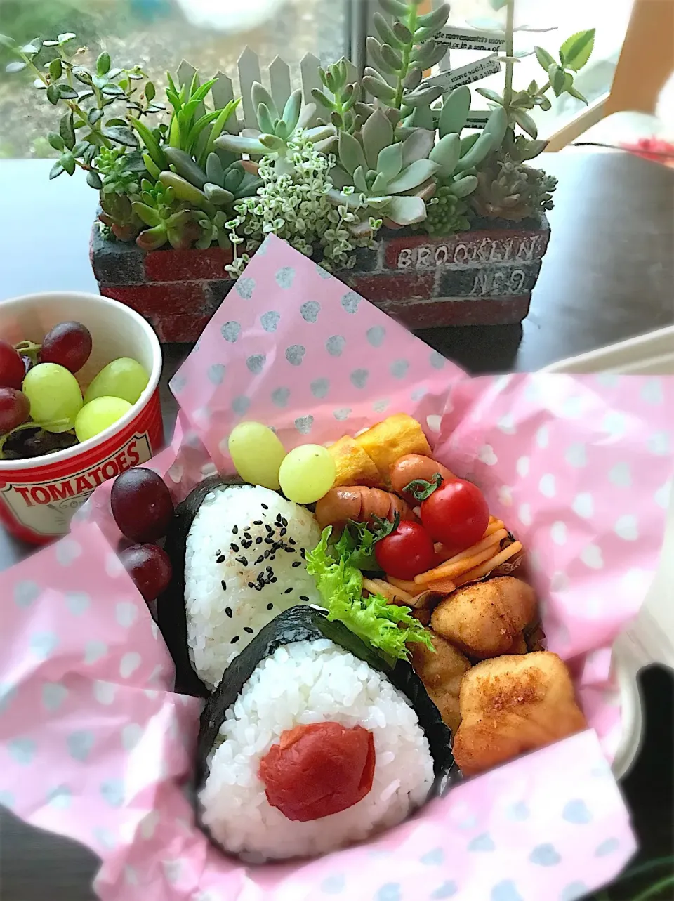 娘弁当 おにぎり弁当|さえちゃんさん