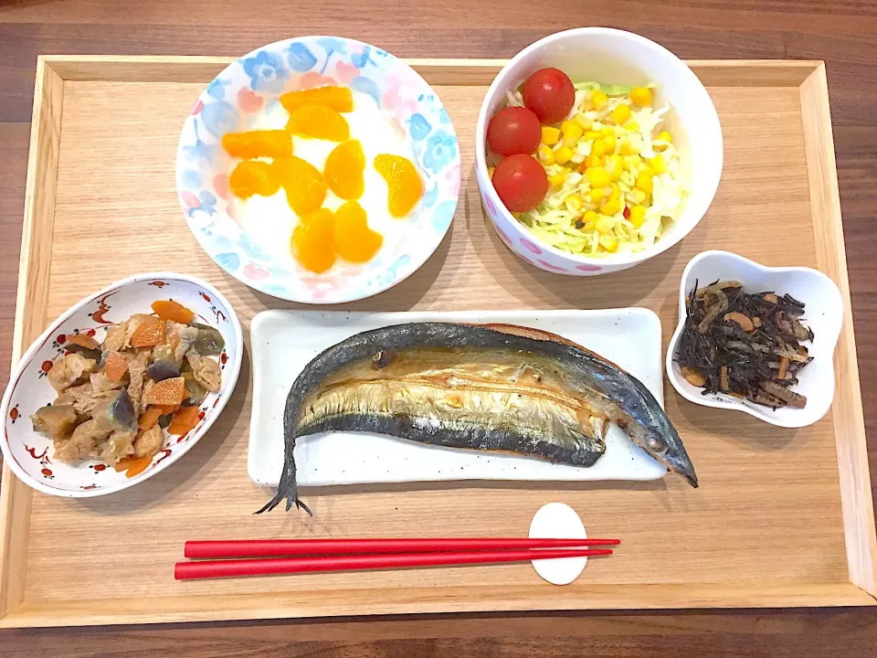 Snapdishの料理写真:魚ごはん|Alue♡⃝︎さん