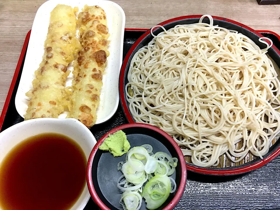 立食いそば手帳 名店120［首都圏編］あり賀せいろう（馬喰横山）ちくわ天せいろ 180530|ゆうじ.さん