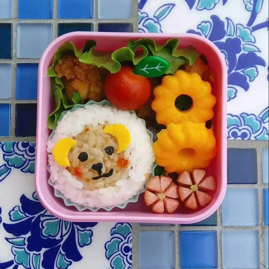 Snapdishの料理写真:子羊さん弁当|pinakoさん