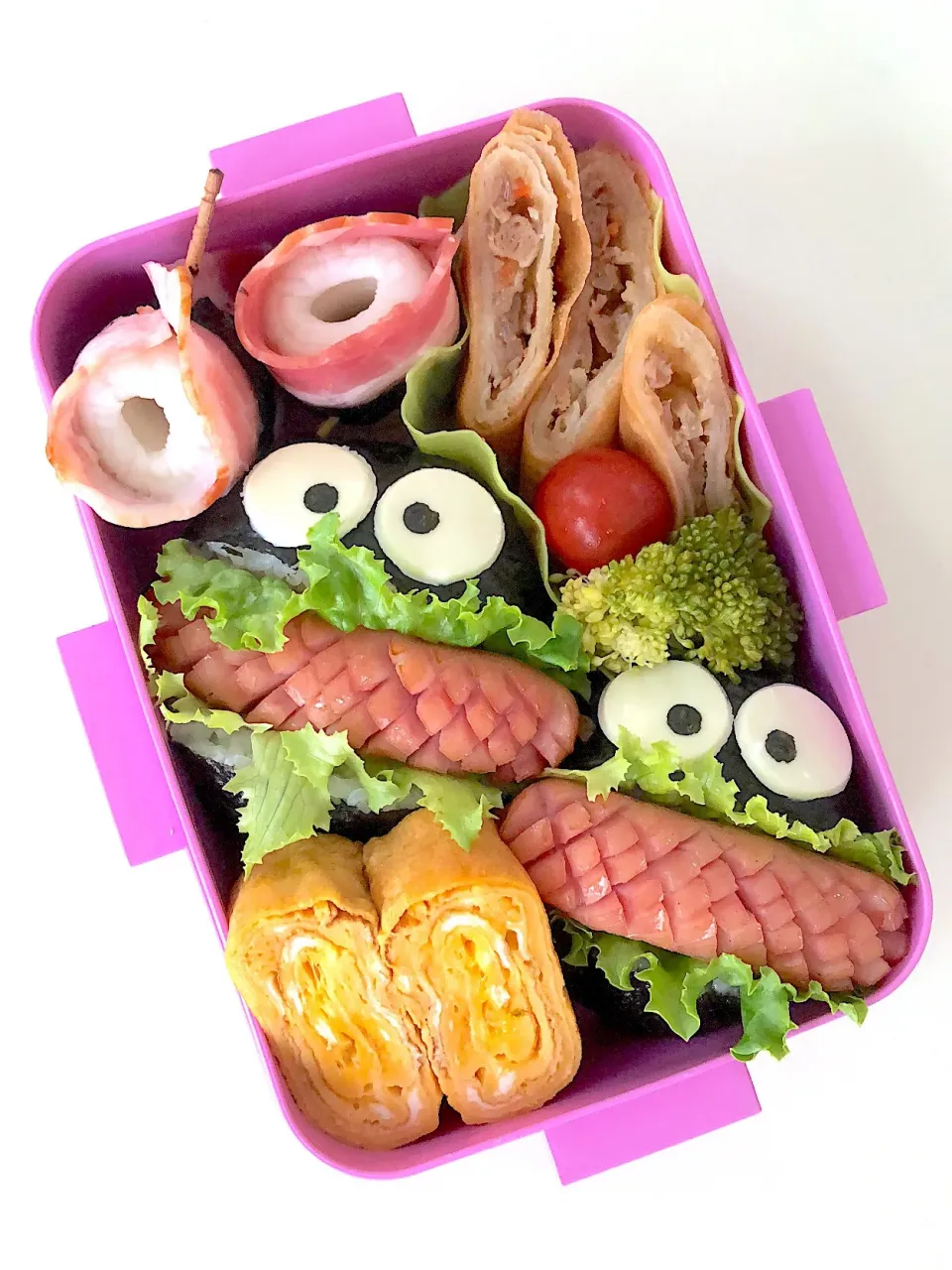 紀文のチーちくベーコン巻きとぱっかんおにぎり弁当♪|ikumonさん