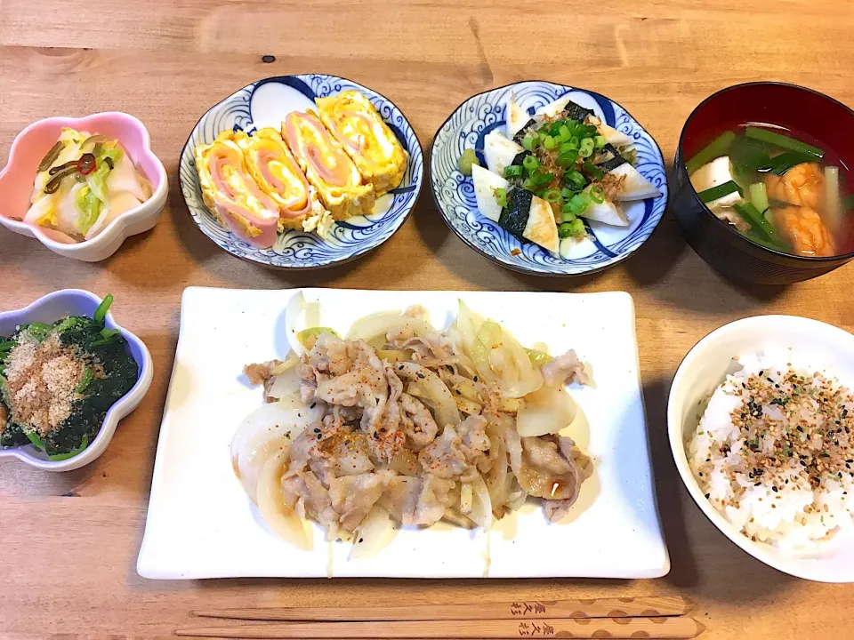 生姜焼き定食|かおちゃんさん