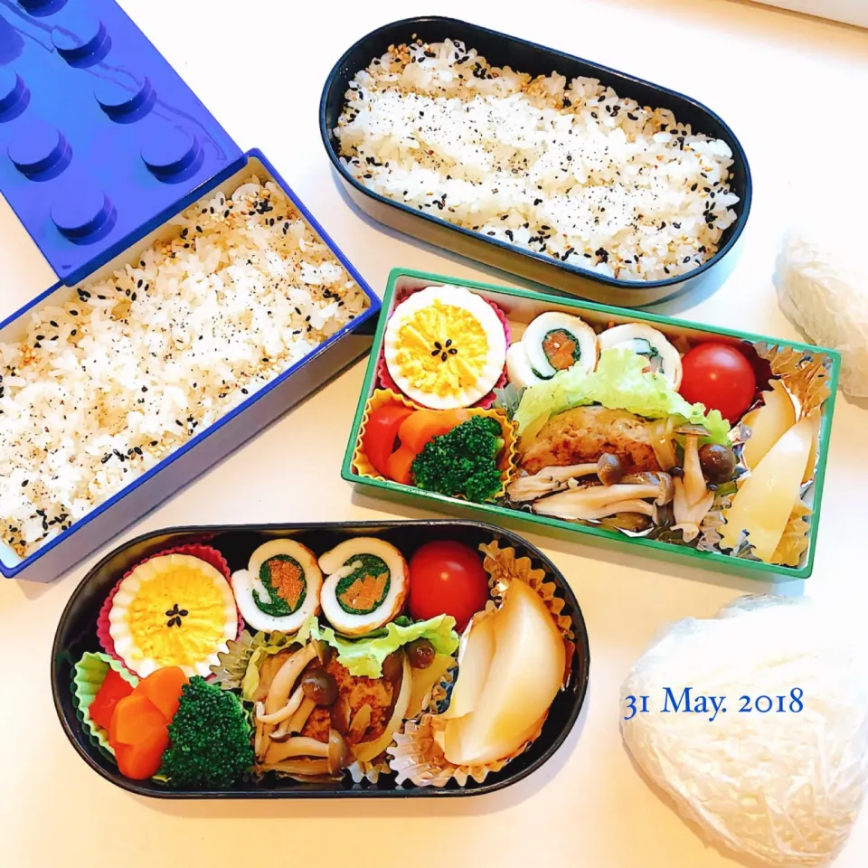 Snapdishの料理写真:#娘達のお弁当|cheesaltさん