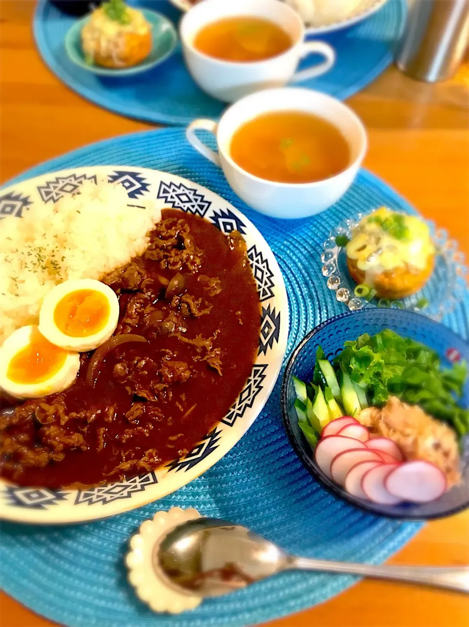 ハッシュドビーフでよるごはん♡♡|はるたそさん