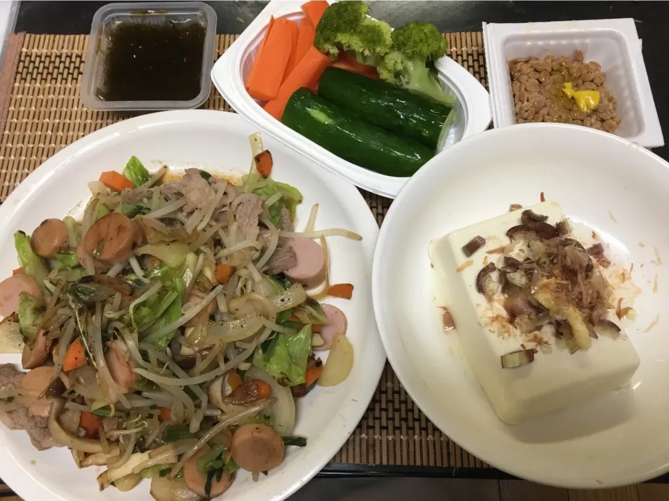 Snapdishの料理写真:# #炭水化物抜きご飯 # #単身赴任飯|畑田 成治さん