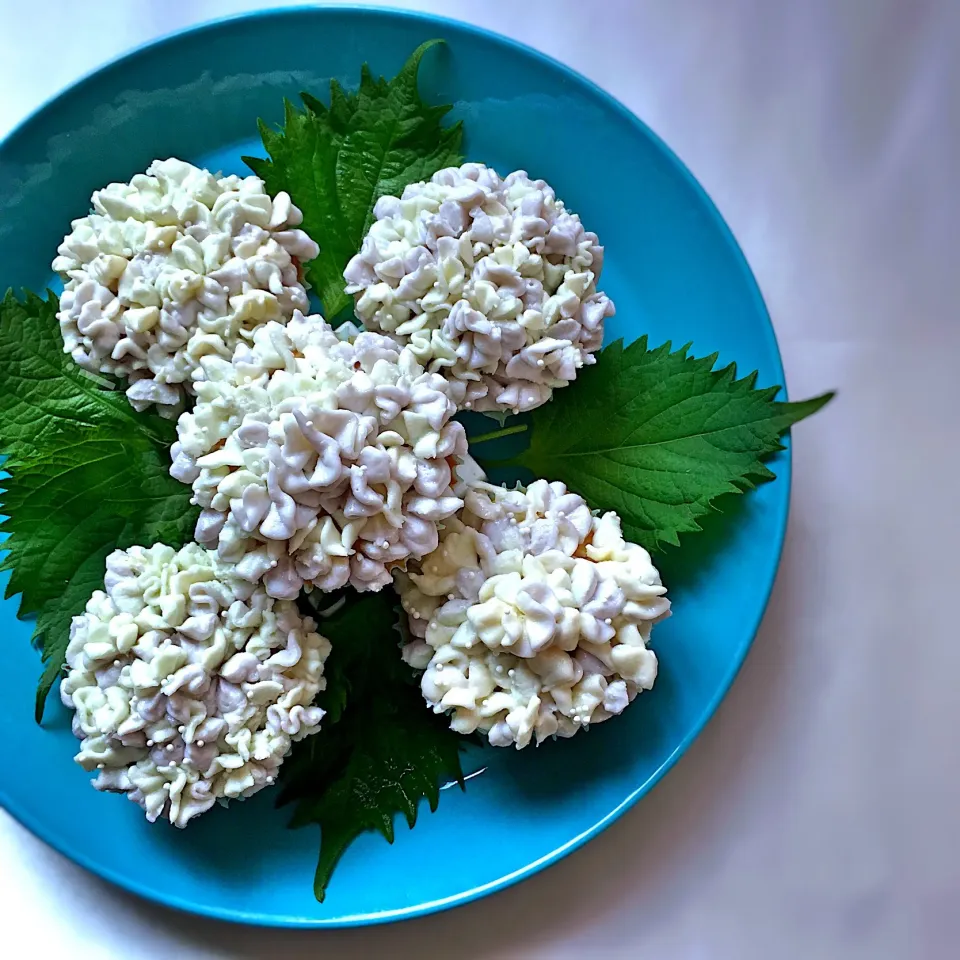 Snapdishの料理写真:紫陽花マフィン|izoomさん