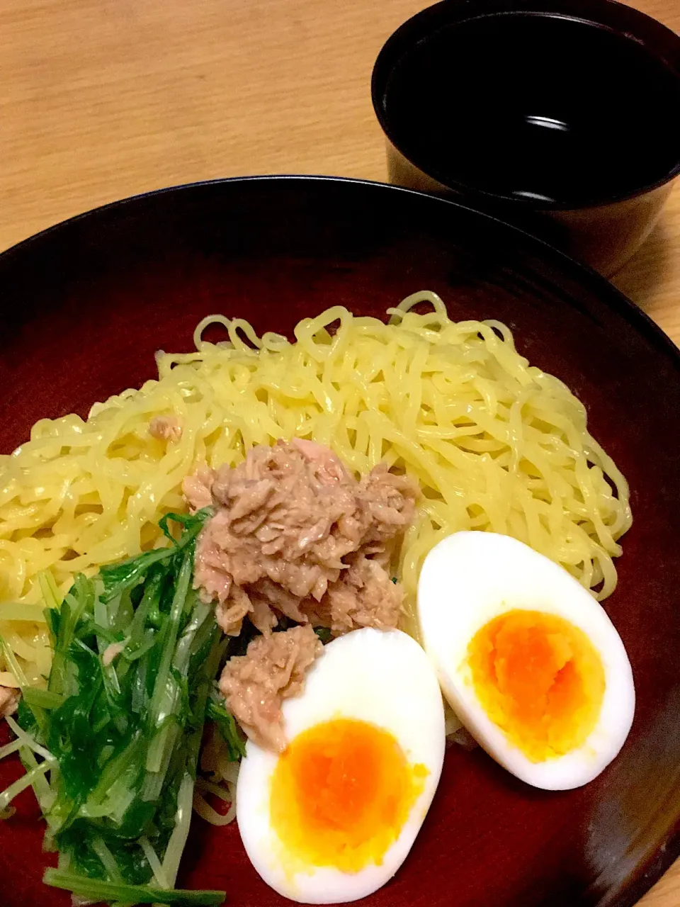 ざるラーメン
#旦那晩飯|めかぶさん