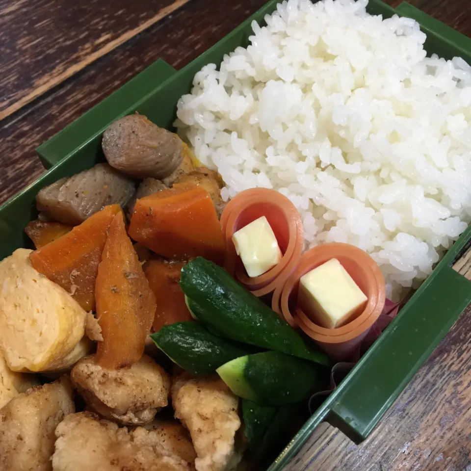 Snapdishの料理写真:2018.6.2  息子の弁当|miharu♡さん