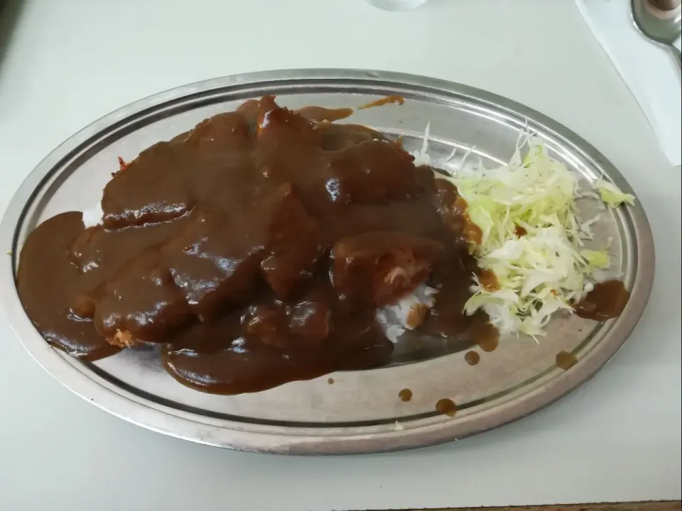 Snapdishの料理写真:カツカレー #カレー #カレーライス|アクちゃんさん