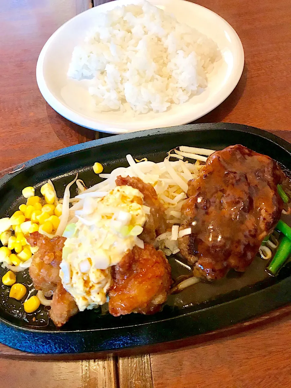 ハンバーグとチキン南蛮ランチ|yさん