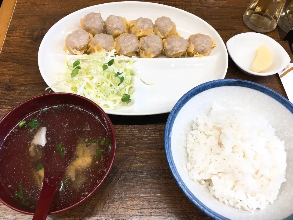 Snapdishの料理写真:しゅうまい定食|chan mitsuさん