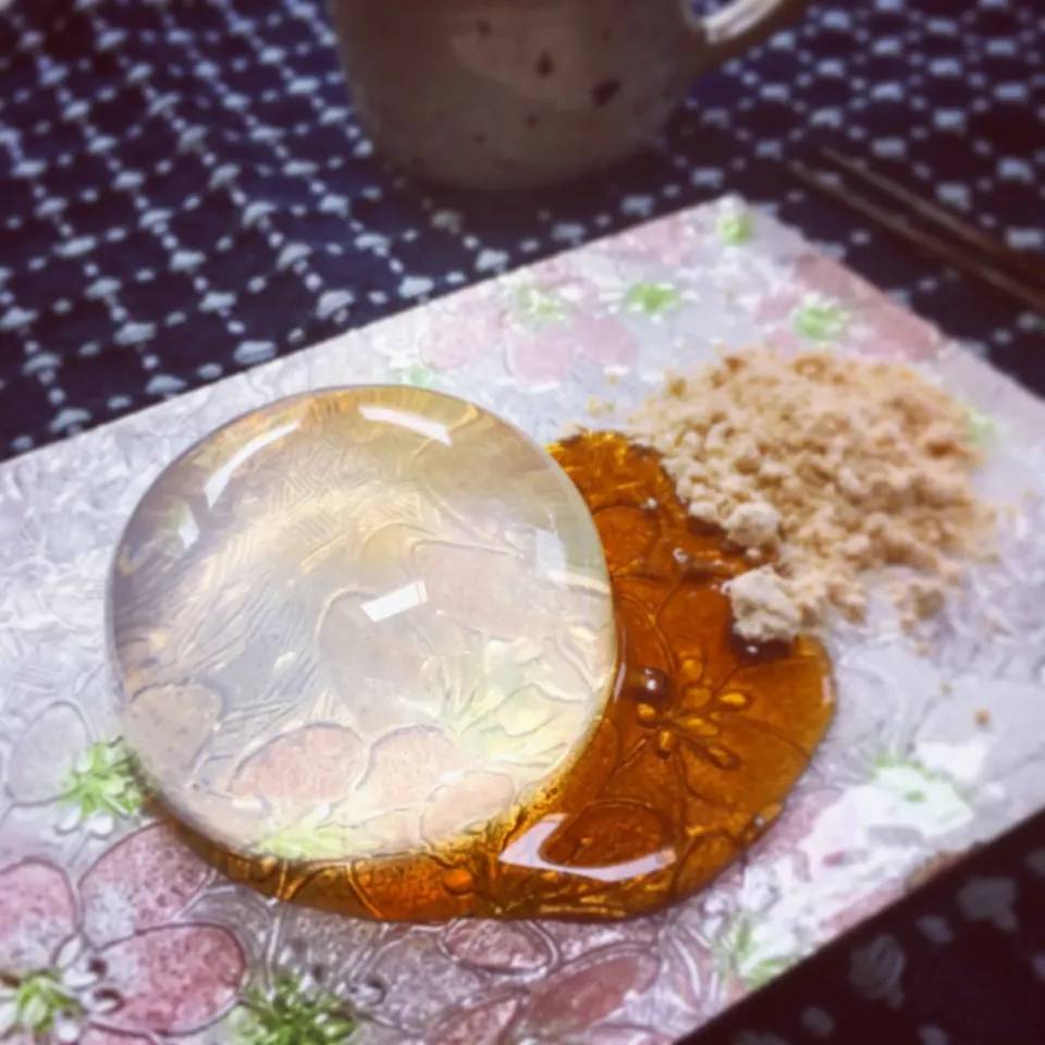 Snapdishの料理写真:水信玄餅✨ Rain drop cake✨|カンカンさん