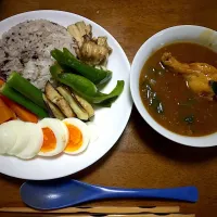 ごろごろ野菜のスープカレー|😎さん