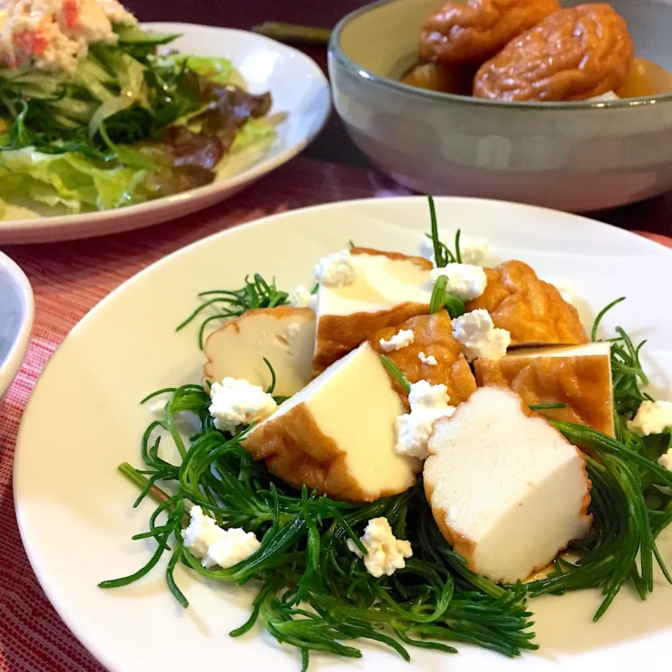 魚河岸あげとおかひじきのサラダ🥗|みゆきさん