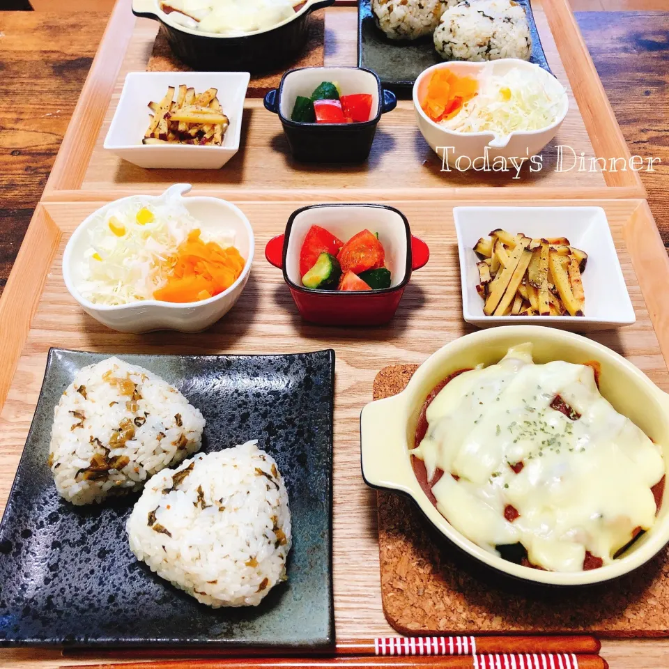 いただいた赤穂のお塩を使い、高菜おにぎり🍙|yuka♡ᵕ̈*⑅さん