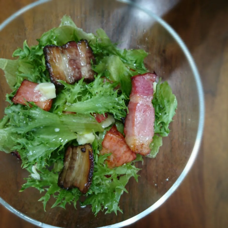 自家製ベーコン🥓のサラダ🥗|ファンメイ🌺さん