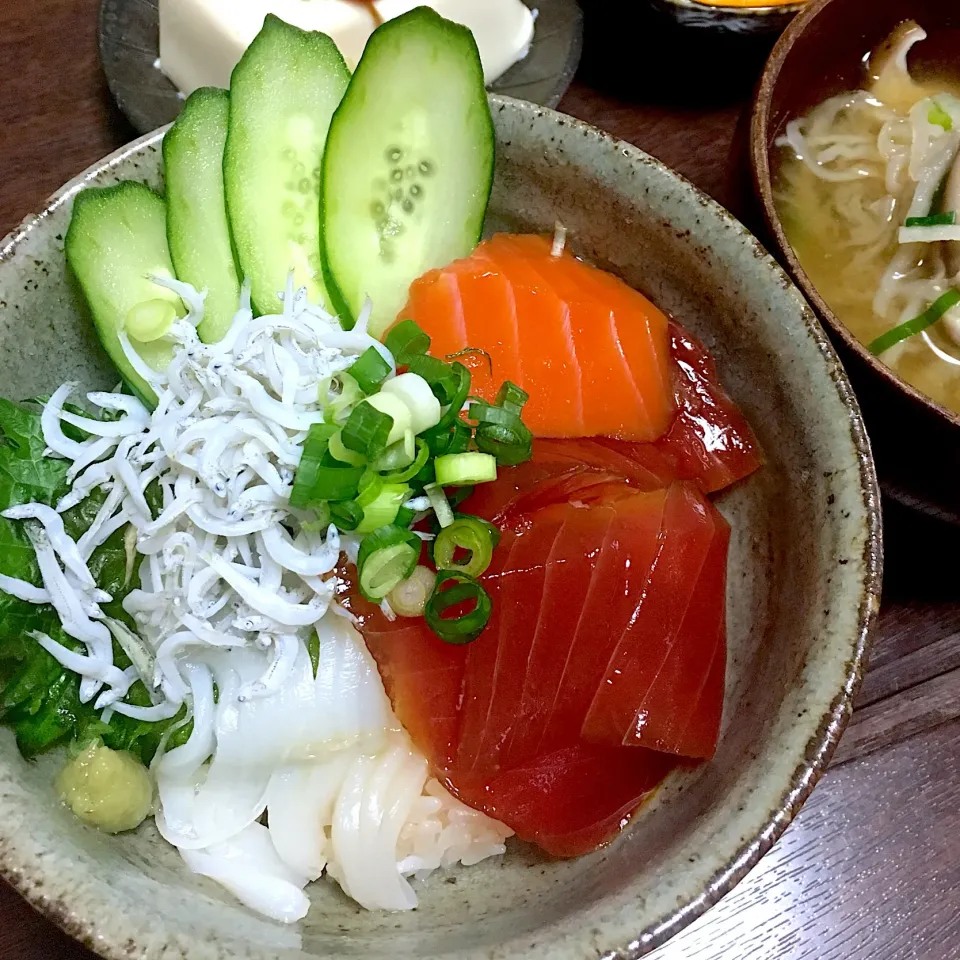 お刺身漬け丼|まさまささん