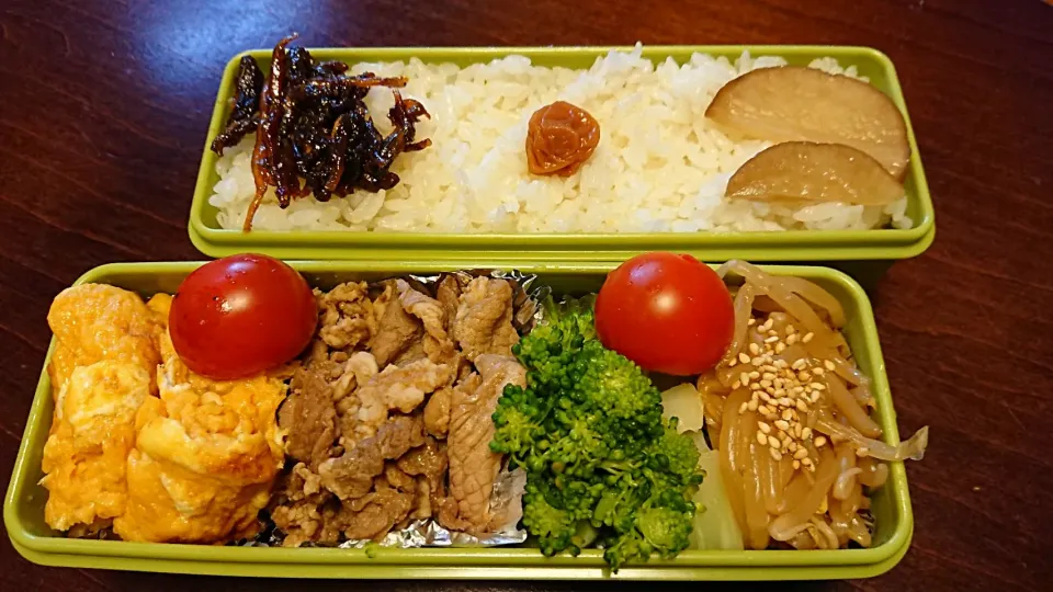 生姜焼弁当
 #今日のお弁当|りょーさん