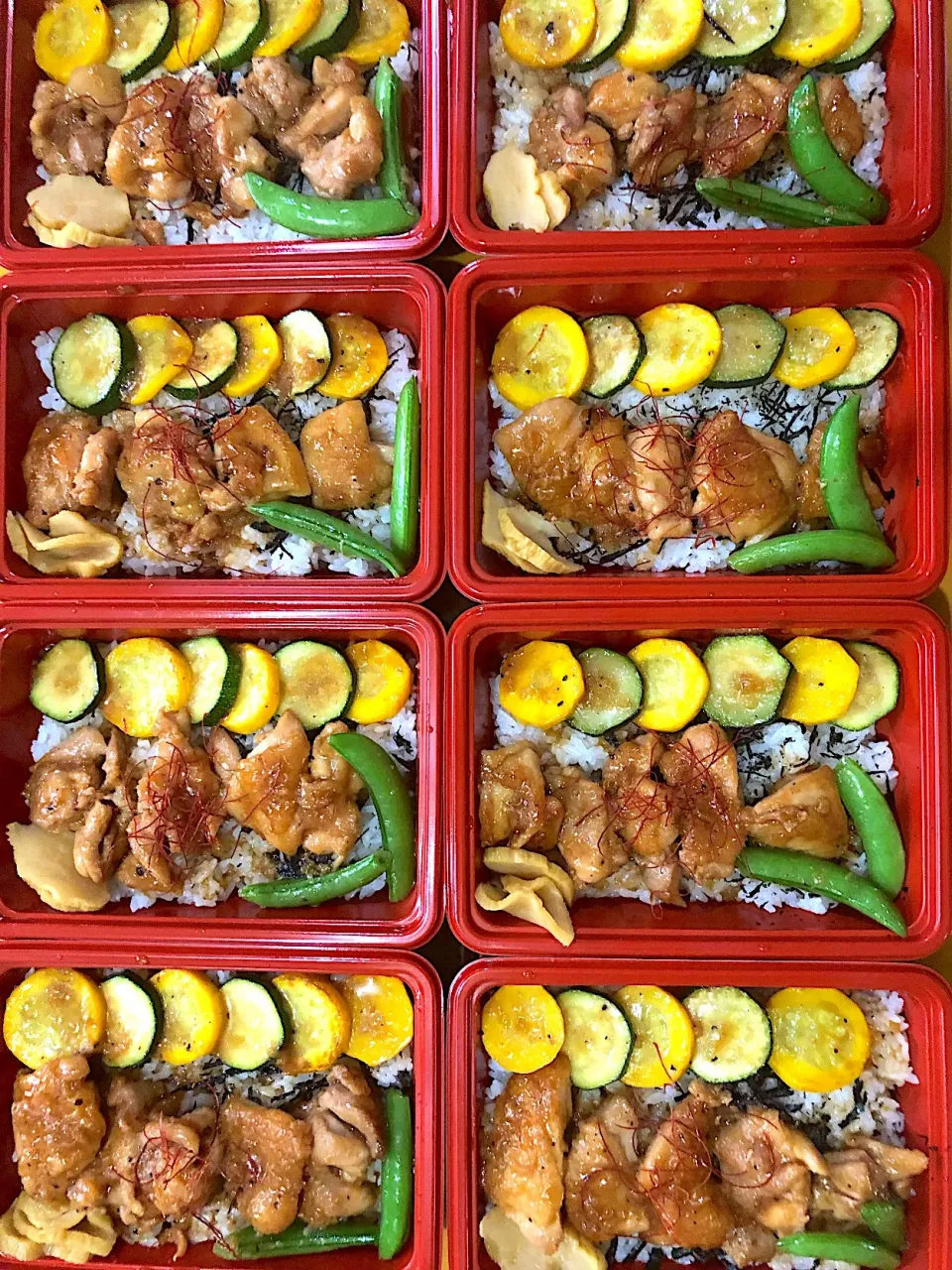 鳥の照り焼き丼弁当♪|ちーちさん