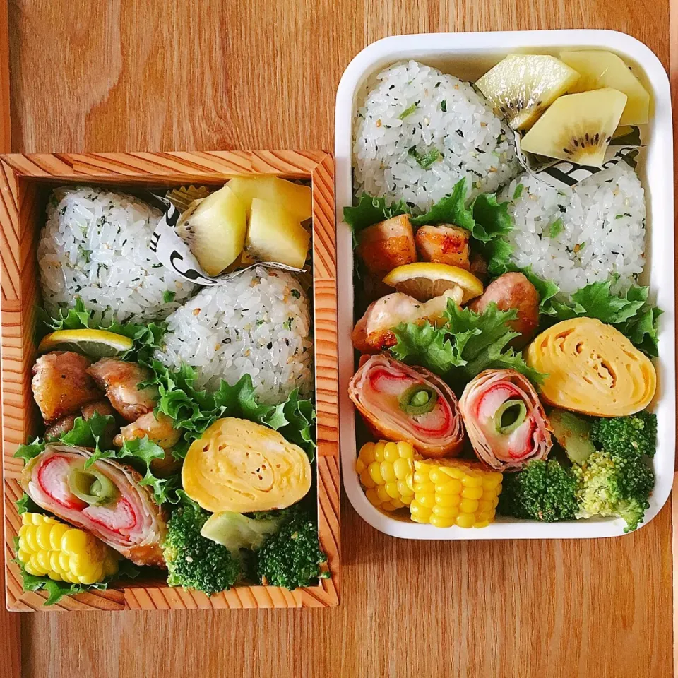 Snapdishの料理写真:家族のお弁当 2018.06.04|＊emio＊さん