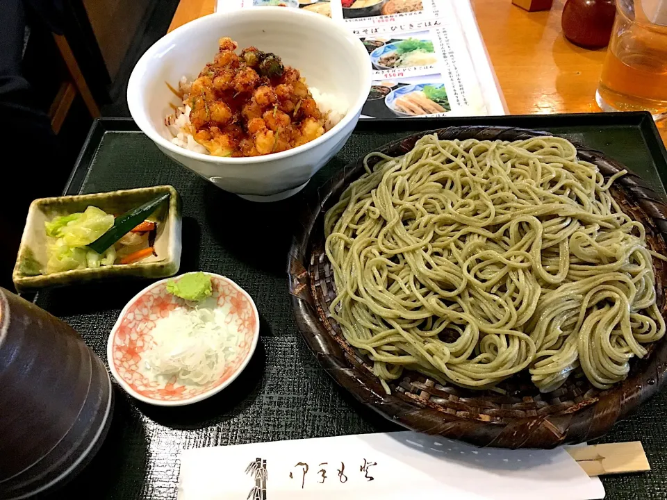 もりと小海老かき揚げ丼@遊庵(五反田)|yoooochanさん