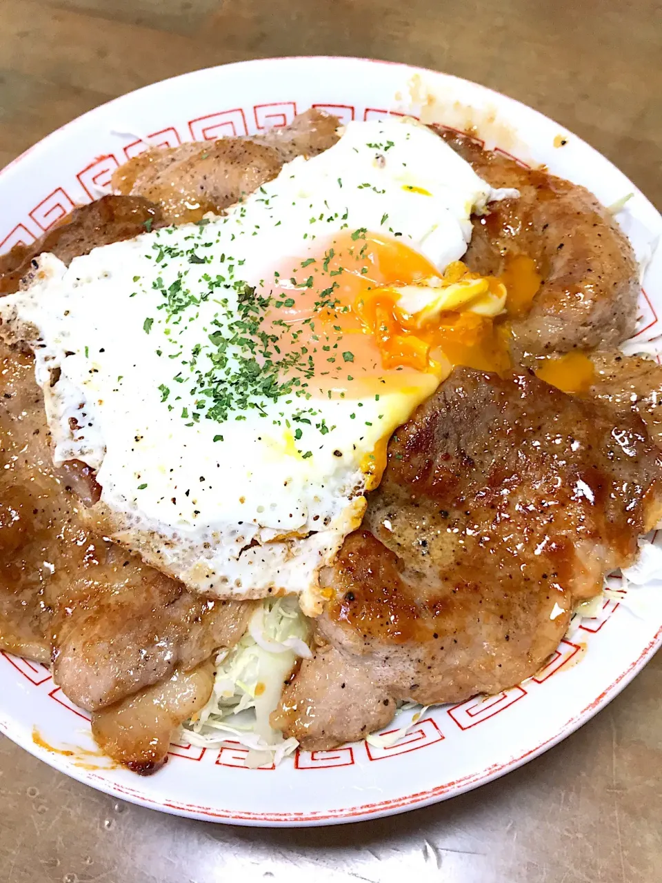 Snapdishの料理写真:生姜焼き丼💖|Norio Fukudaさん