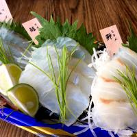 #釣り魚 刺身3点盛り