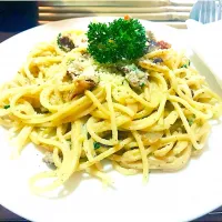 Spaghetti carbonara 😋🍀|Dalyvone Tomsysavhatさん