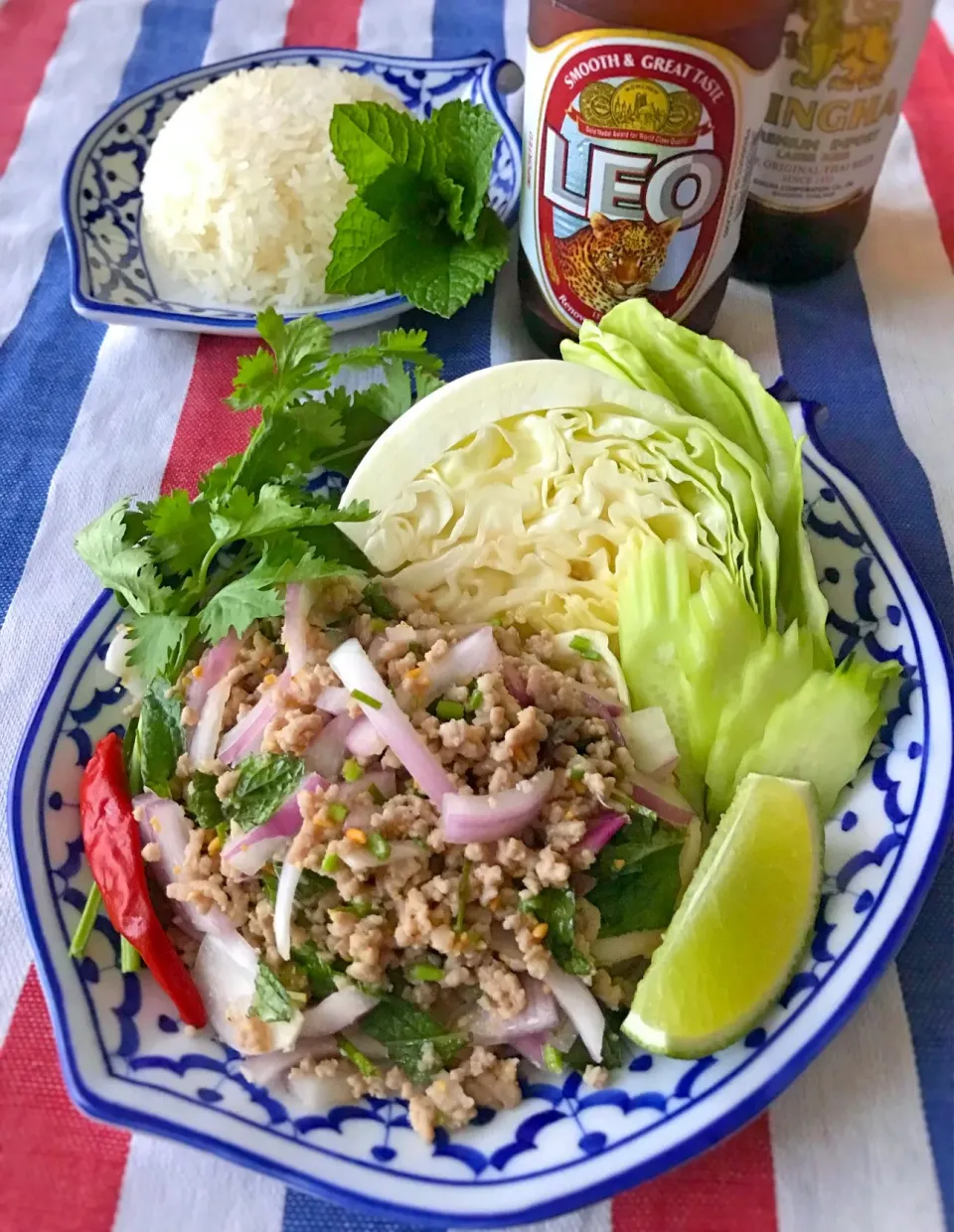 ラープ・ムー🇹🇭（タイのひき肉とハーブのサラダ）|アッチさん