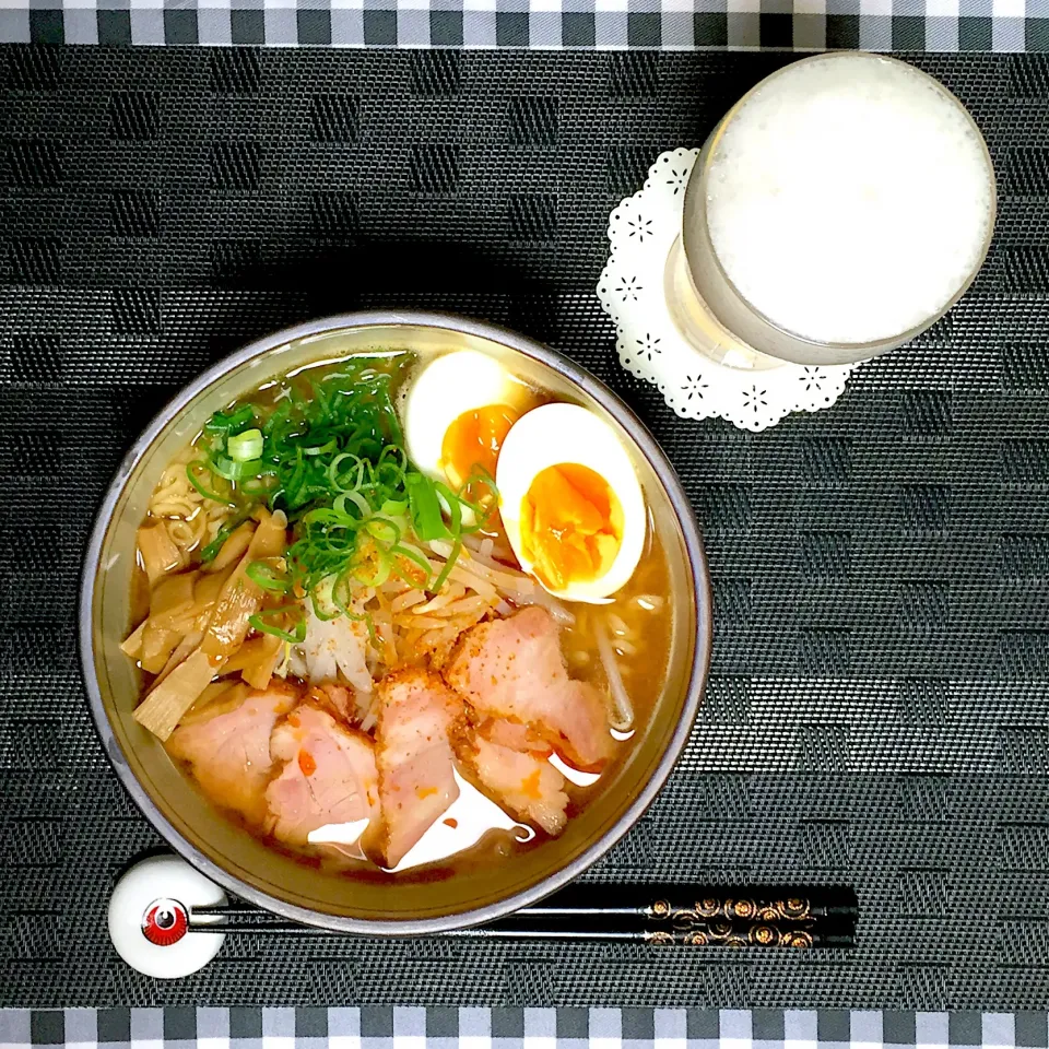 Snapdishの料理写真:サッポロ一番みそラーメン!  (^-^)|Kei Satoさん