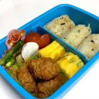 初めての息子弁当🍙一歳8ヶ月|たもままさん