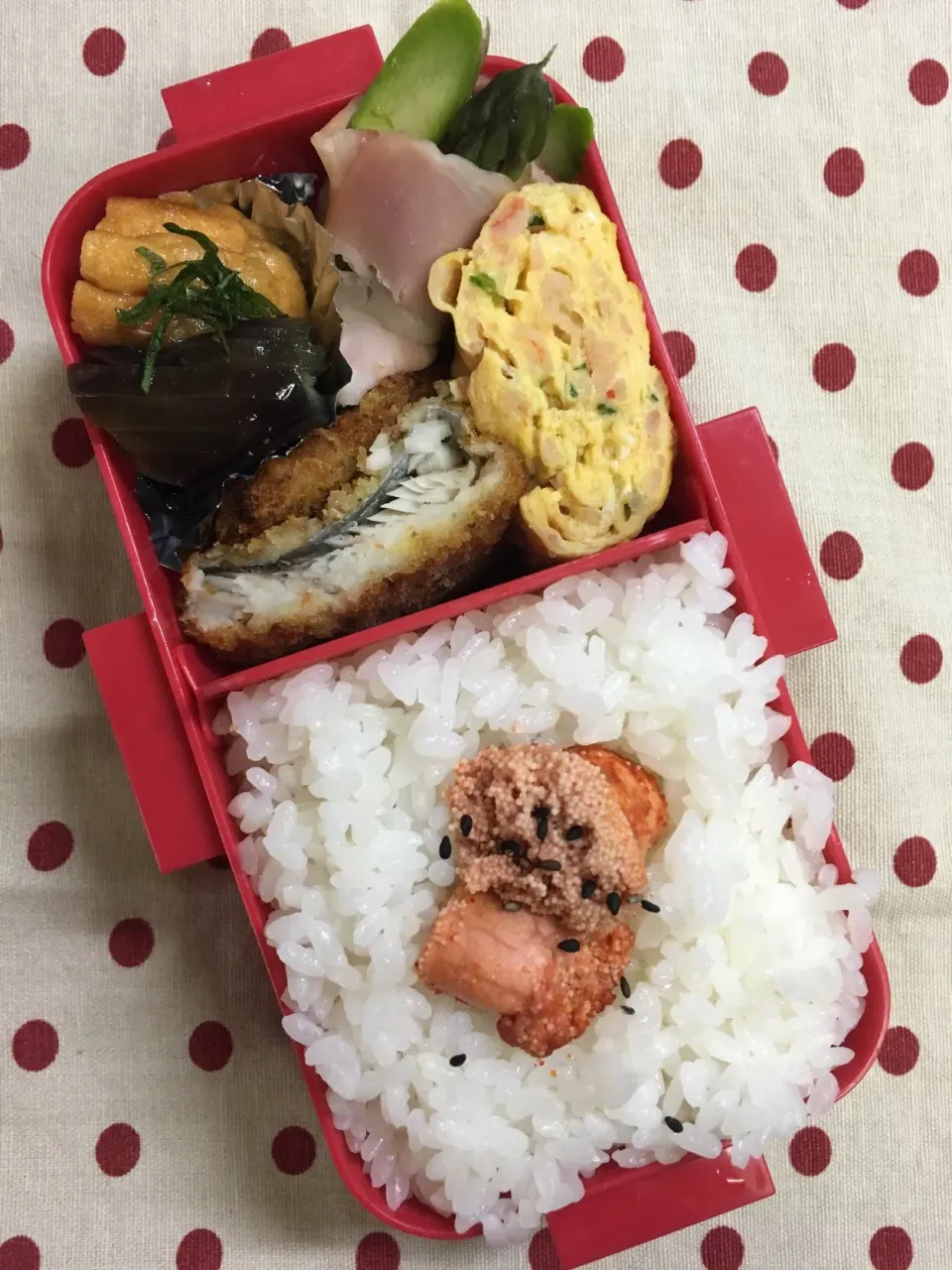 Snapdishの料理写真:6月5日 給料日弁当 w|sakuramochiさん