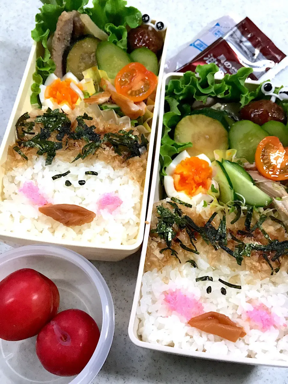 Snapdishの料理写真:お弁当〜🍱
旦那&社会人2年目の次女🍱|まんぞーさん