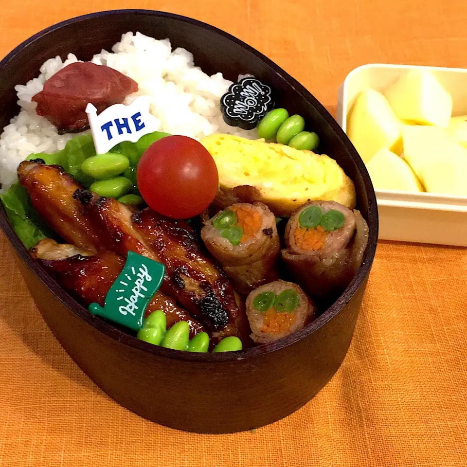 #男子高校生弁当  #のっけ弁当|さい。さん