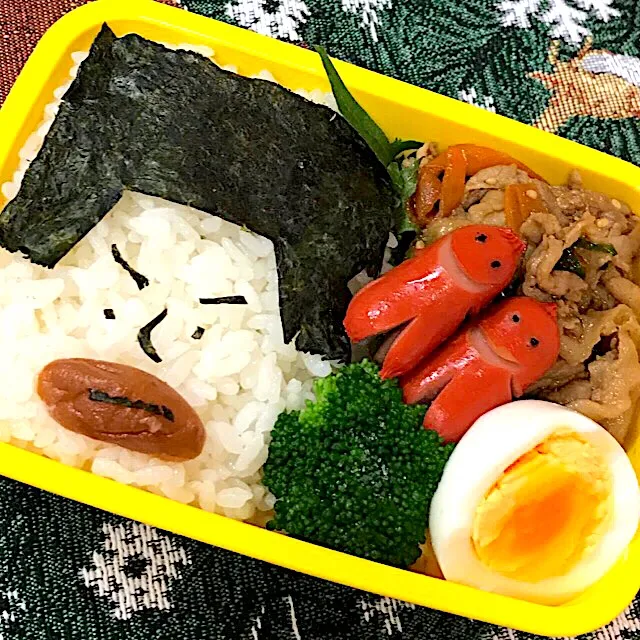 かおべん #かおべん  #弁当  #弁当記録|あゆみんさん