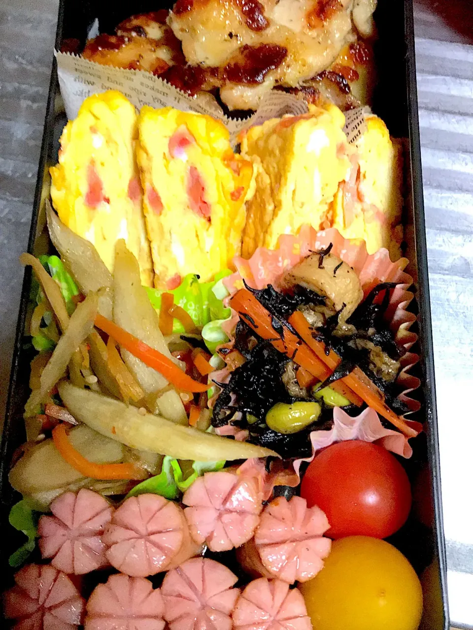 #高校生男子弁当|みかんさん