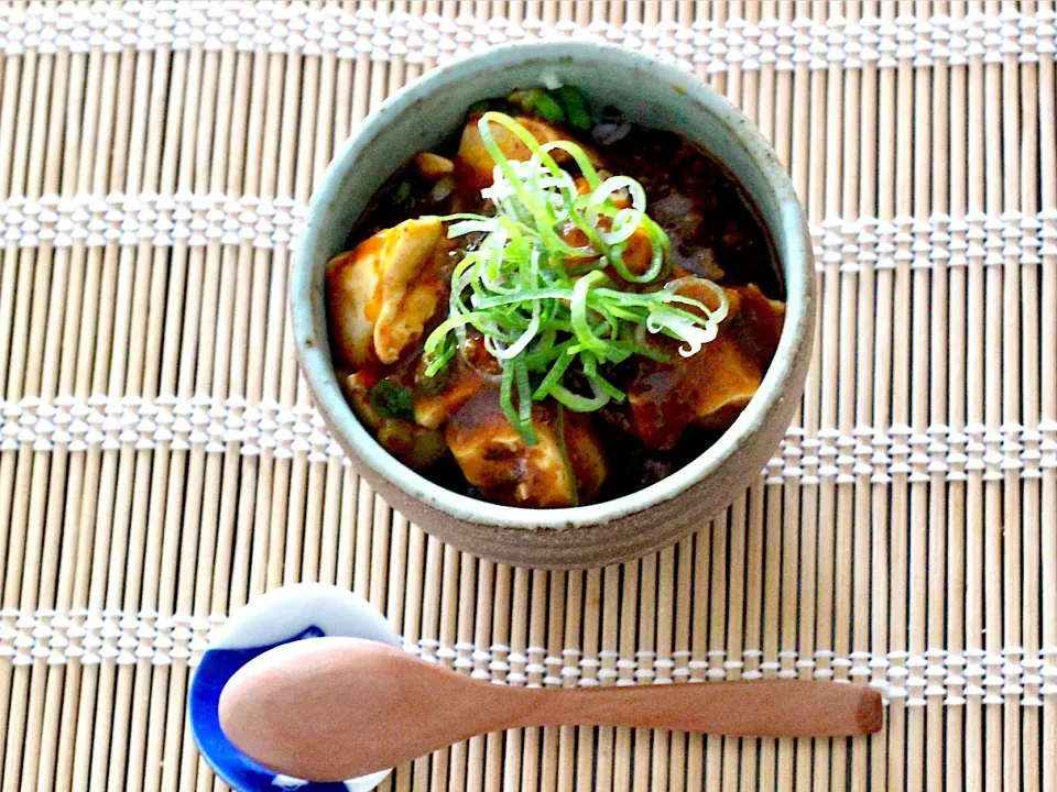 お昼ごはんは、麻婆豆腐丼|sono.kさん