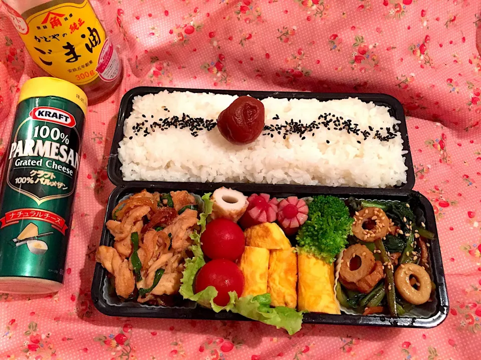 2018/06/07旦那お弁当🍱 
✌️🚝👨‍✈️👨‍🔧💪🏼❤️🤟❤️|Kodomo Cookingさん