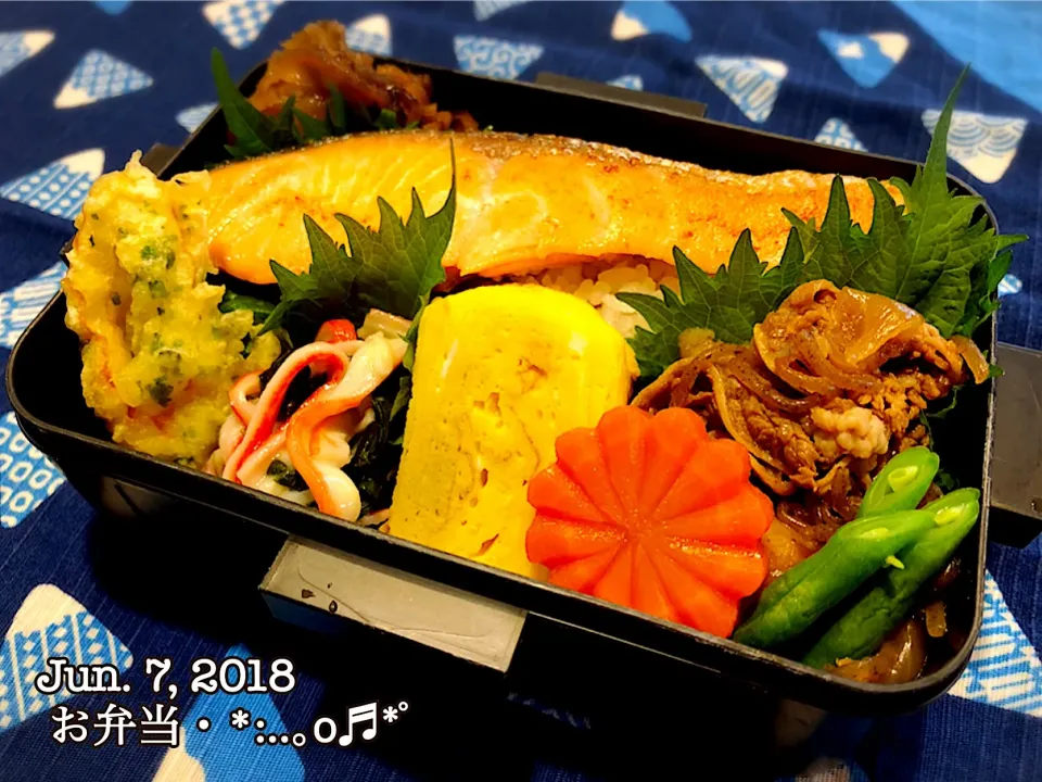 2018/06/07お弁当〜♡ #お弁当  #高校生弁当  #高校生男子弁当|いく❤️さん