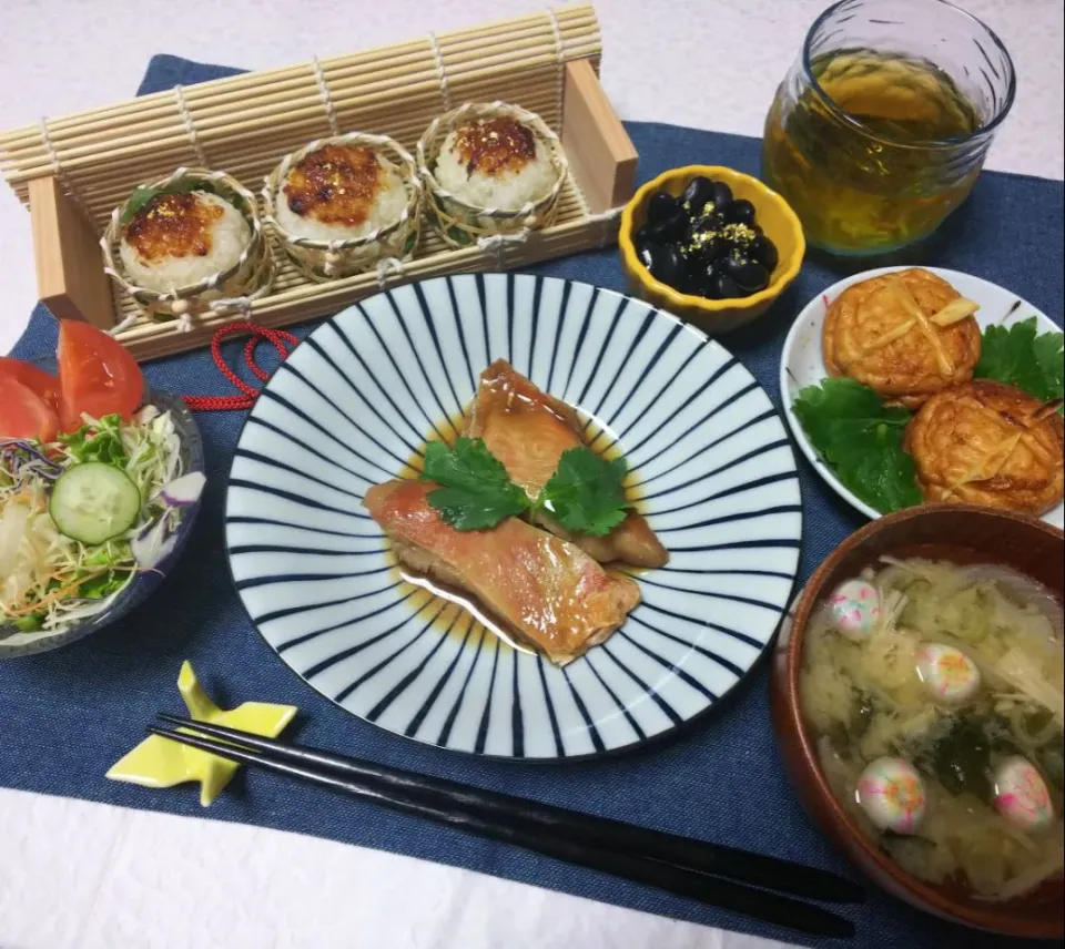 焼にんにく味噌おにぎり🍙|シュワシュワキッチンさん