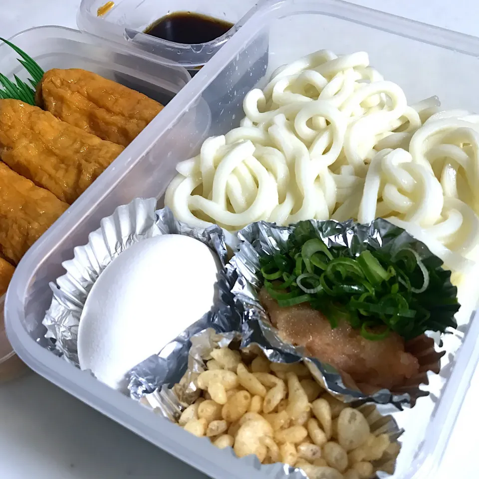 冷やし釜玉風うどん弁当(´｡✪ω✪｡`)❤️ #麺弁当|さくらさん