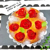 リンゴの薔薇ケーキ|noraさん