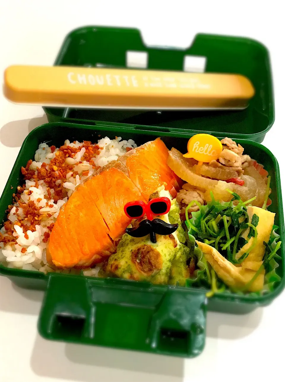 Snapdishの料理写真:毎日弁当(シャケ弁)|えみさん