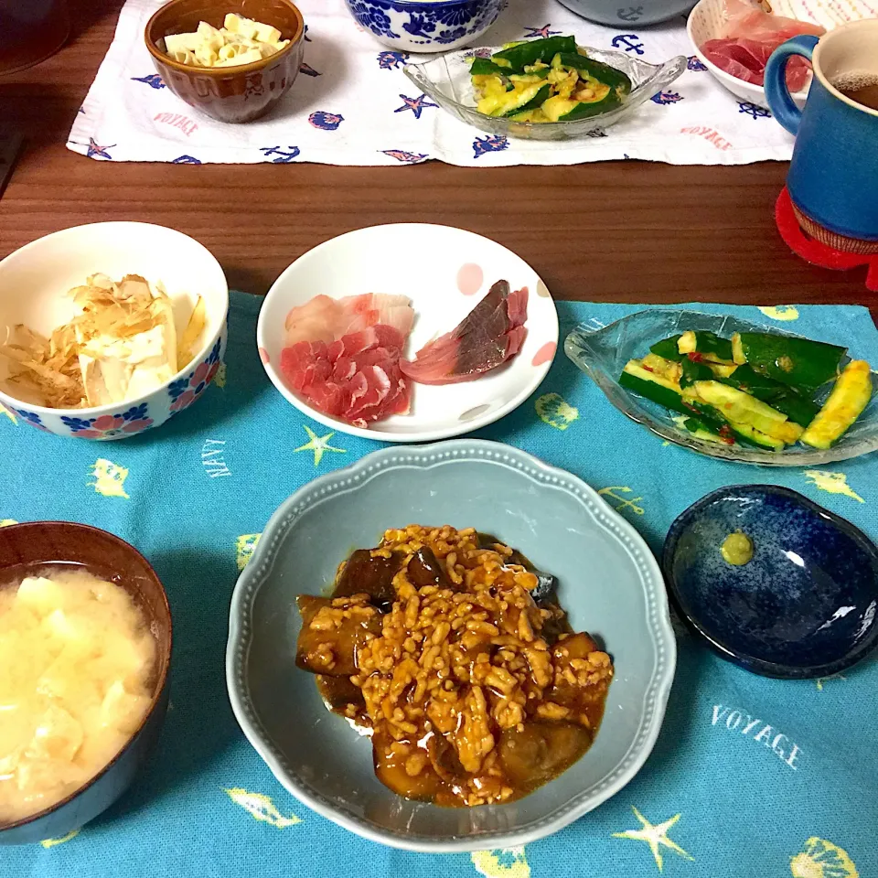 6.7夕飯 麻婆茄子|ピカさん