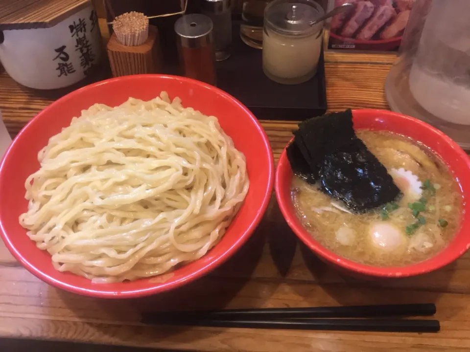 横浜 川崎 玉 
つけ麺 味玉豚鶏つけ麺 特盛|ぴょんこさん